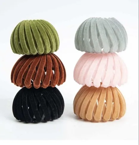 New Matte Hair Claw Clips  Hair Clamp Ball Ponytail Holders Bird Nest Hair Clips