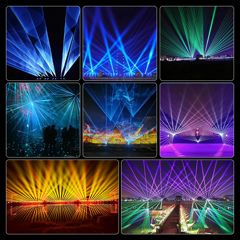 Laser 20w Rgb 45k Ilda Lazer 40kpps Scanner Fb4 Animated Fauntain Outdoor Rgb Animation Laser Light