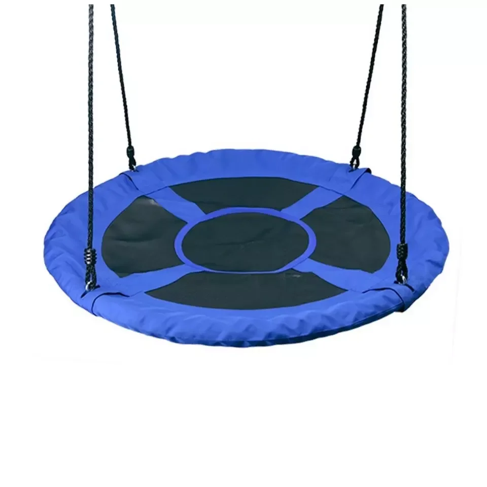 Tree Swing Chair Oxford Web Net Round Hanging Rope Tire Saucer for Kids Outdoor