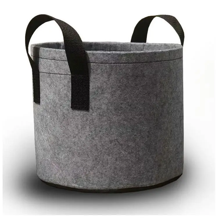 AAA339  biodegradable Planting Bags Thickened Non Woven Fabric Growing Flower Pot Garden Nursery Felt Seedling Grow bag