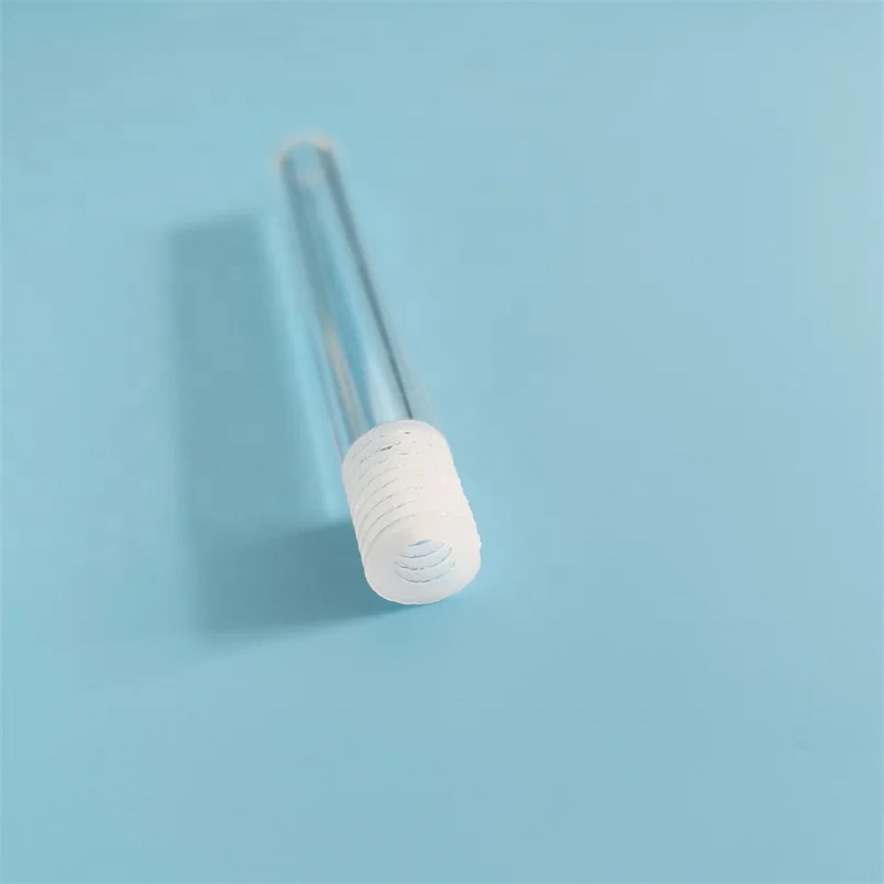 Threaded Quartz Glass Tube For Laboratory Equipment With Thread