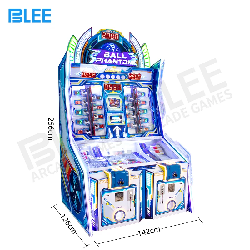 Factory  Coin Operated Lottery Machine Arcade Game Phantom Pinball Redemption Game Machine Thailand Lottery Ticket Machine