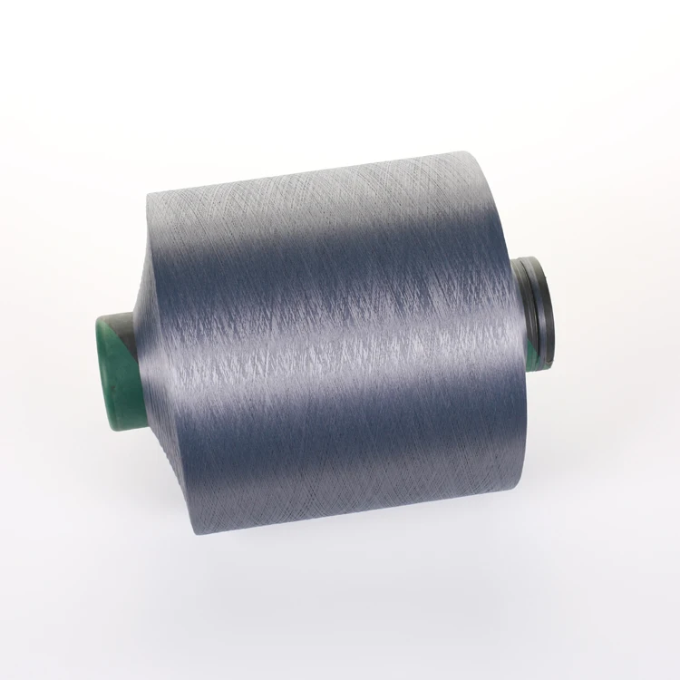 150 Denier 144 нить мягкая промежуточная серая пряжа для вязания