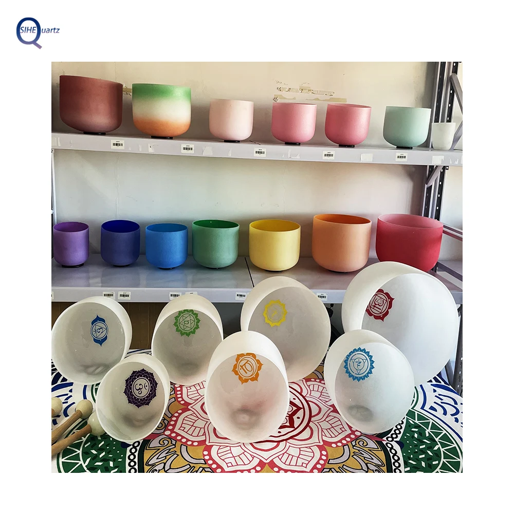 Чаша кварцевая для ванны с натуральным звуком, 6-14 дюймов