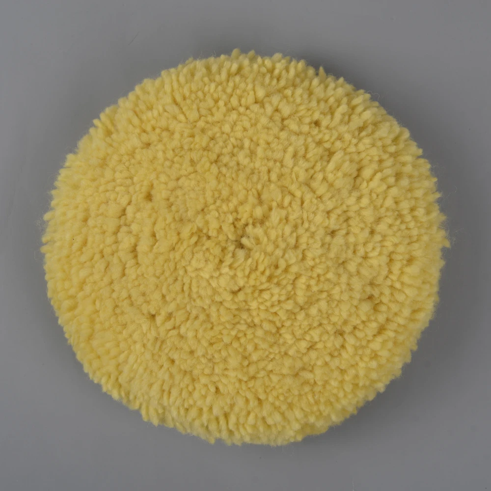 7 inch 180 mm Double face Wool Buffer Pad Double-side wool polishing pad 3m quality pad  with M14, M16 5/8'-11
