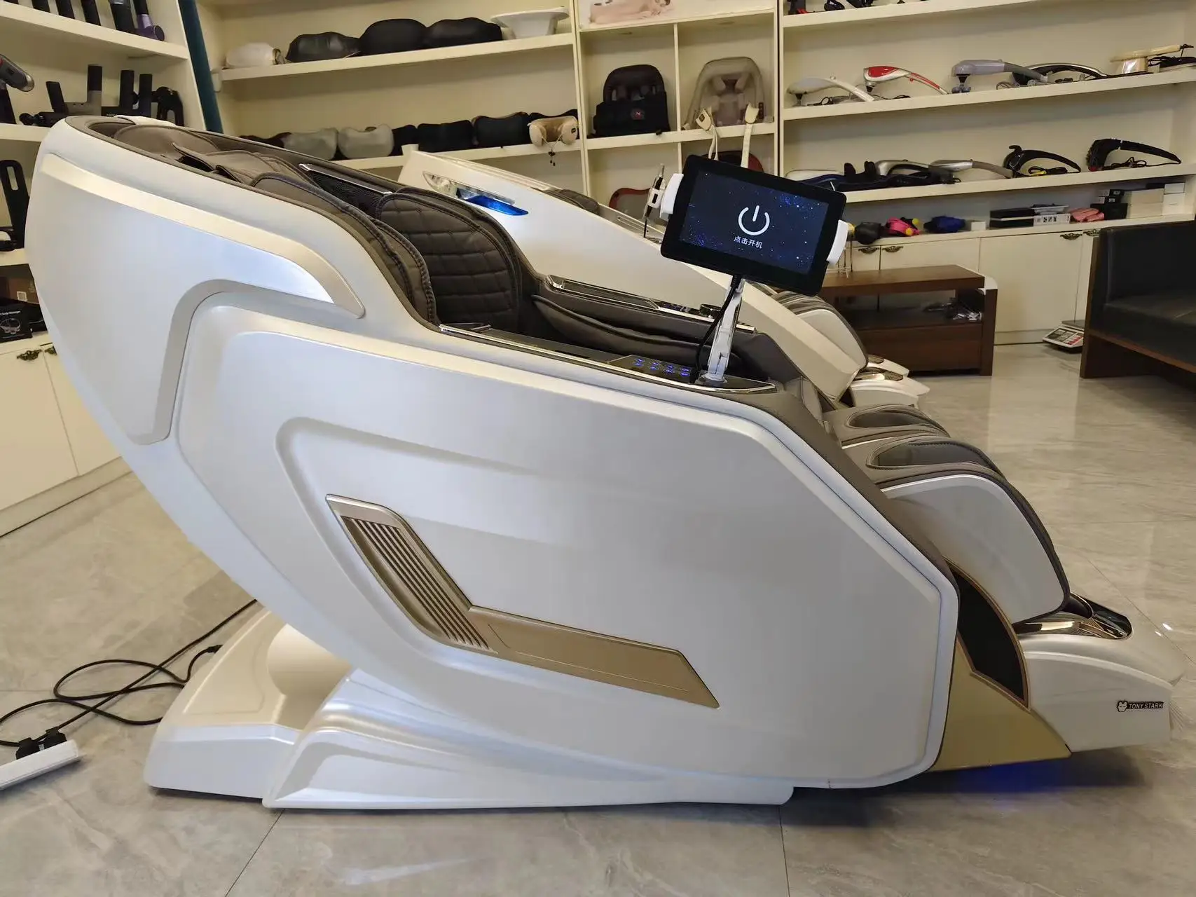 Human Touch Massage Chair Costco  Massage Chair Robot Legs  Luxury Electric 4D Zero Gravity Full Body Airbags with android pad