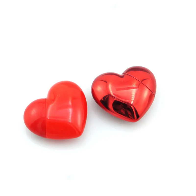 
The hot sale heart shaped high quality luxury and empty lip gloss squeeze tube container 