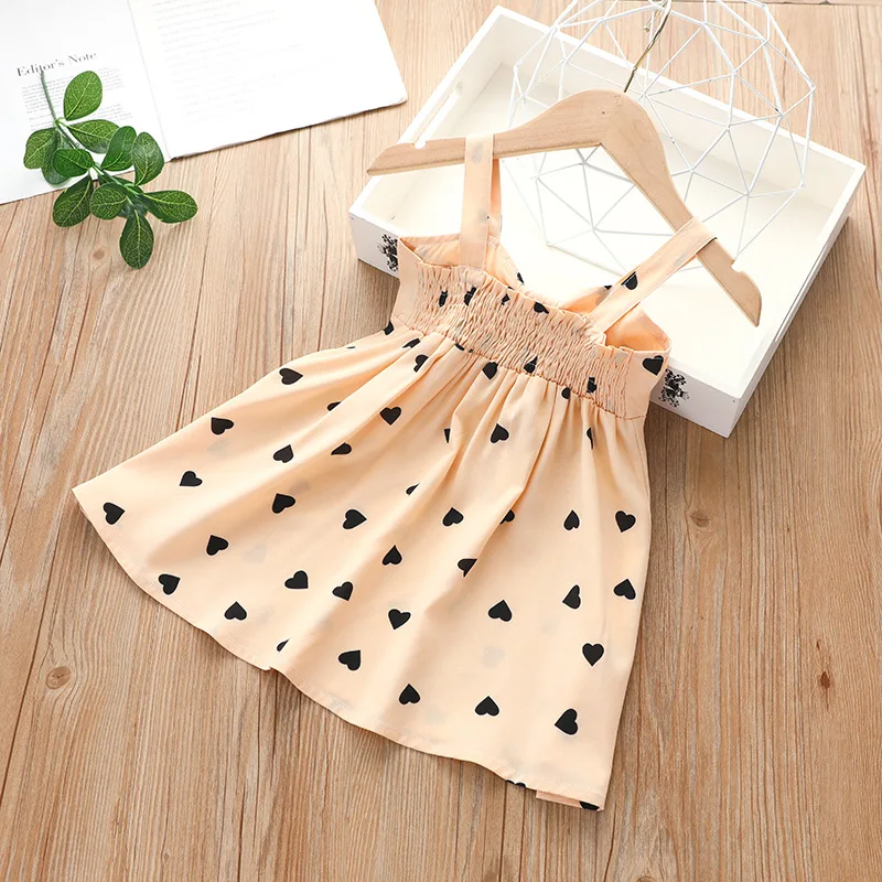 Girls Summer Korean Style Slip Dress Kids Little Princess Skirt New Thin Beach