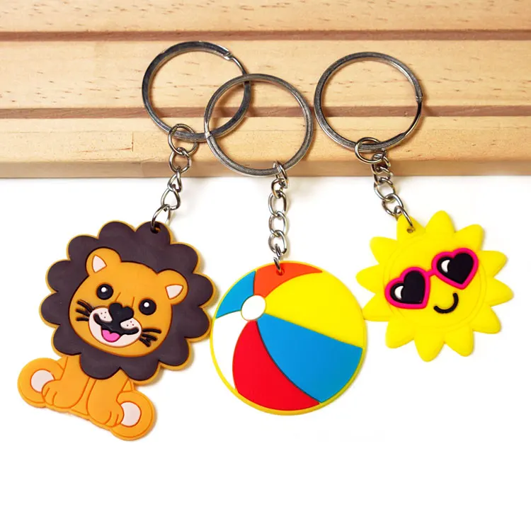 Customizable Llaveros De Goma Llavero Ring Silicone Bracelet 2D 3D Pvc Custom Logo Rubber Silicon Keychain
