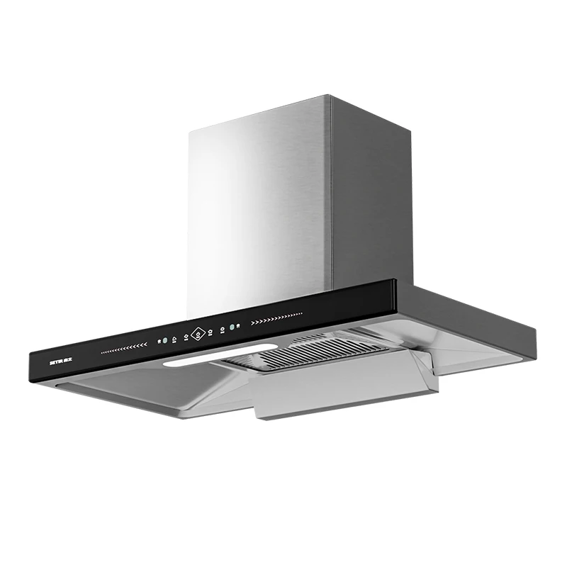 BD25 Indoor Wall Exhaust Fan Stainless Steel Range Hood 900mm Smoke gathering area Electrical Appliances Cooker Hood