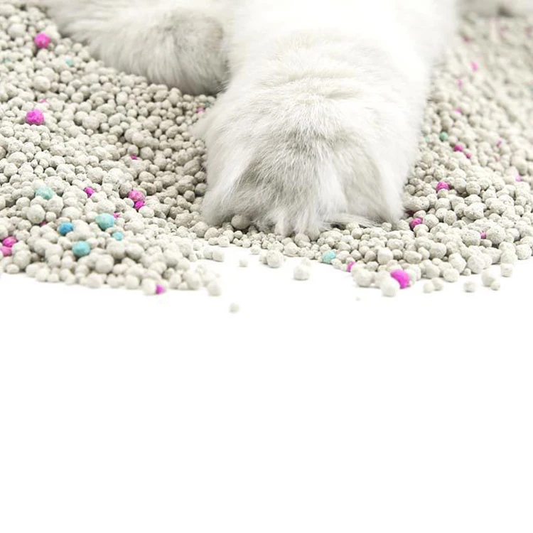 Lemon Flavor Bentonite Cat Litter Fast Clumping Cat Litter Wholesale Manufacturers 10kg