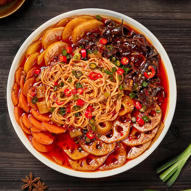 Simida Chongqing Malatang Self-heating Hot Pot Instant Noodles 381g Box Package