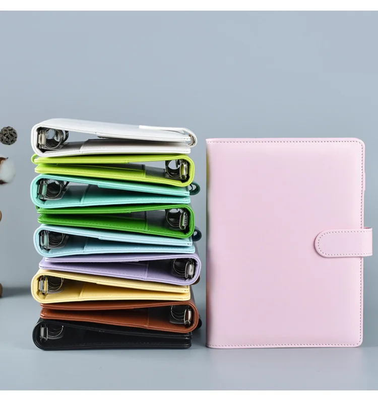 custom 2024 planner budget planner budget binder notebook loose leaf notebook trading card mini binders savings 6 ring a6 binder