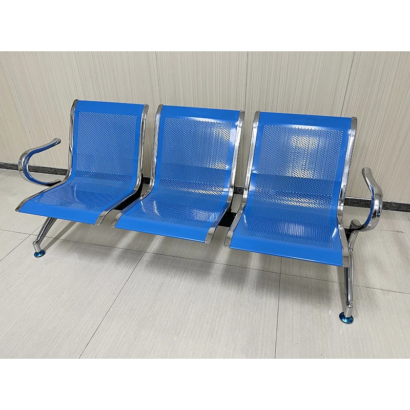 Selling Government Waiting Area Bench Chair Aluminium Alloy Commercial Airport Waiting Room Chair 3 Seater