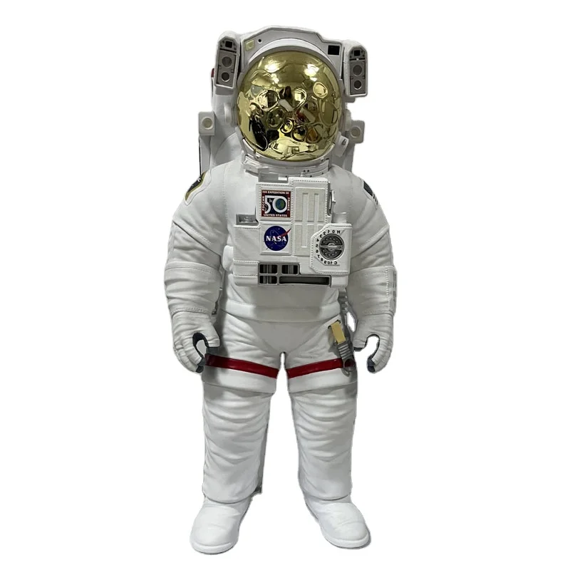 Factory wholesale Modern Spaceman Figurine Resin Decoration Astronaut Statue Ornament