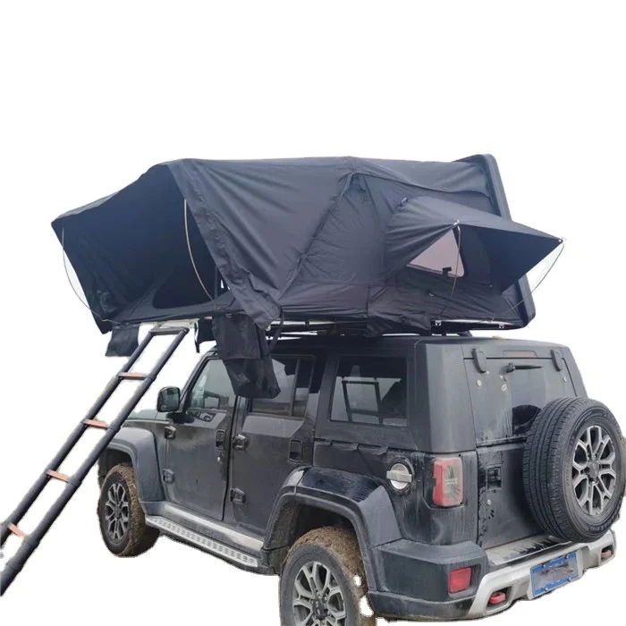 UV Resistant Waterproof 4 Person Roof Top Tent Car Rooftop Tent FRP Clamshell Hard Shell Top Roof Tent For 4x4 Camping