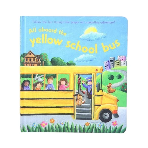 China Custom Mini Spiral Bound Hardcover Hardback Comic Kids Board Books Printing Services