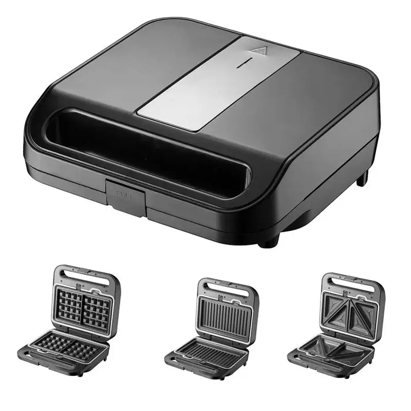 Hot Sales Detachable Removable Dessert Cup Cake Waffle Stick Pancake Cake Pop 4 Slice Toaster Sandwich Maker