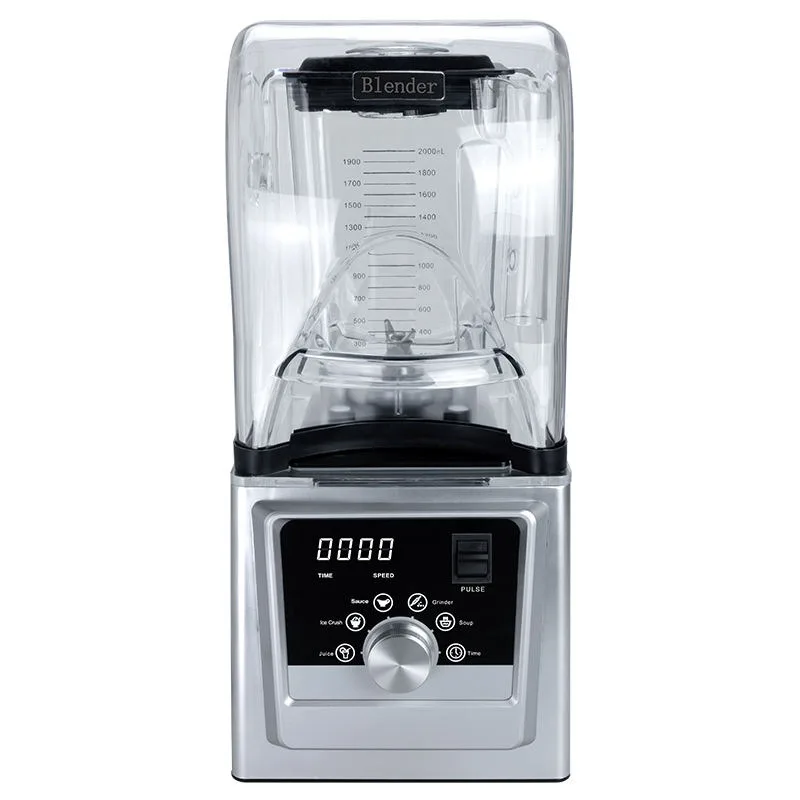 High Speed 2L Multi Functional Heavy Duty Smoothie Maker Fresh Fruit Juicer Soundproof Juice Blender for Commercial