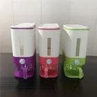 Large Capacity Cereal Grain Storage Jar Plastic Rice Dispenser Factory Outlets 10L Food Tank Food Container Rectangle