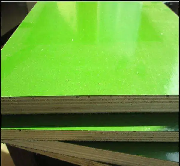 Hot Sale Pvc Building Materials Green Plastic Film Faced Plywood 18mm Wood Core Plywood Boards
