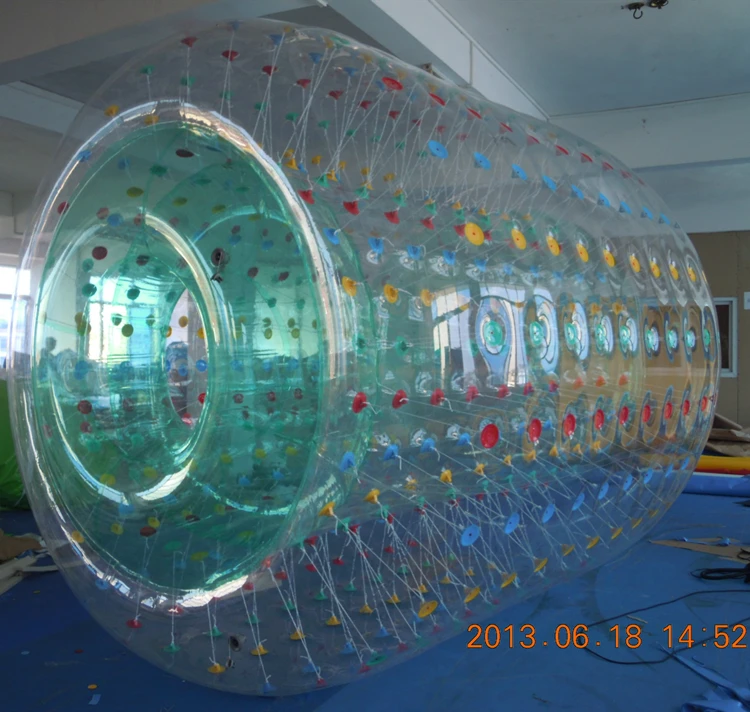 2024 PVC inflatable hamster ball adults TPU inflatable water walking roller human water zorbing ball