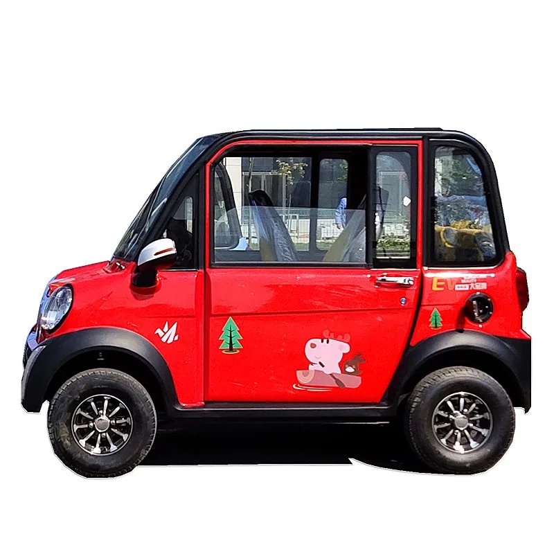 New electric Small 4 wheel best price made in china small cars low speed electric vehicle With Air Condition Electric car