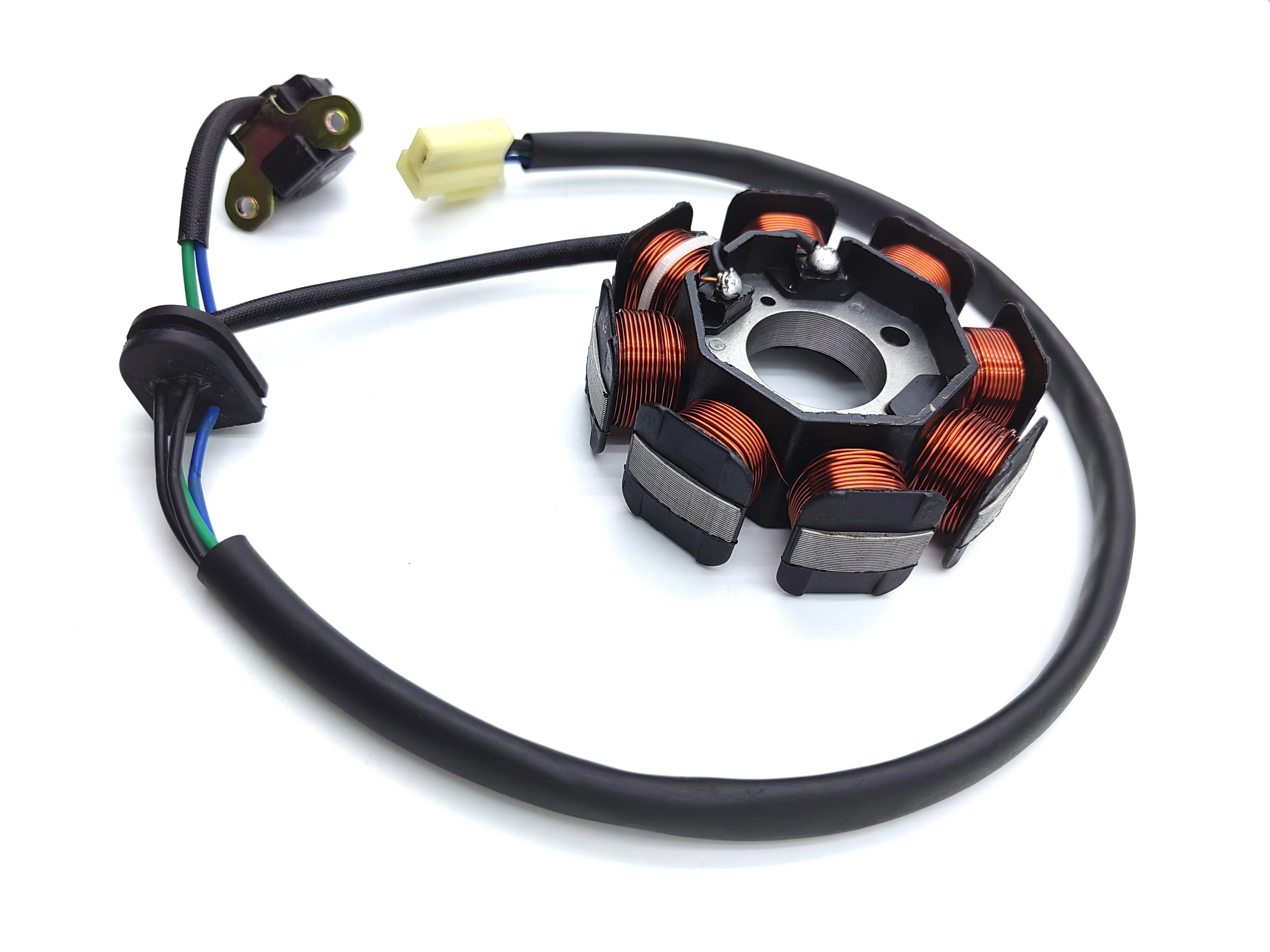 Motorcycle Stator Ignition Coil, High Quality stator Laminated Copper Coils  for Suzuki GS 110 8 pole