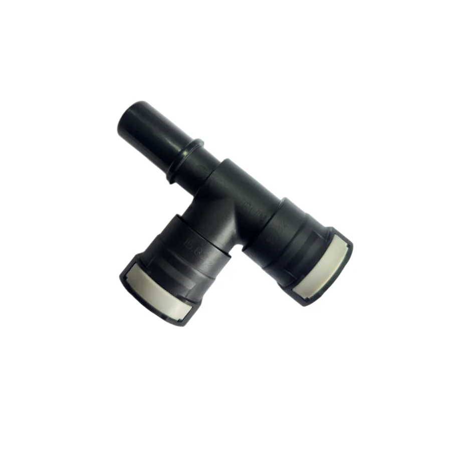 Automobile Hose Line Connection Used on Fuel Injection Systems With SAE 5/8 in 15.82 T-Type Tee Quick Connector
