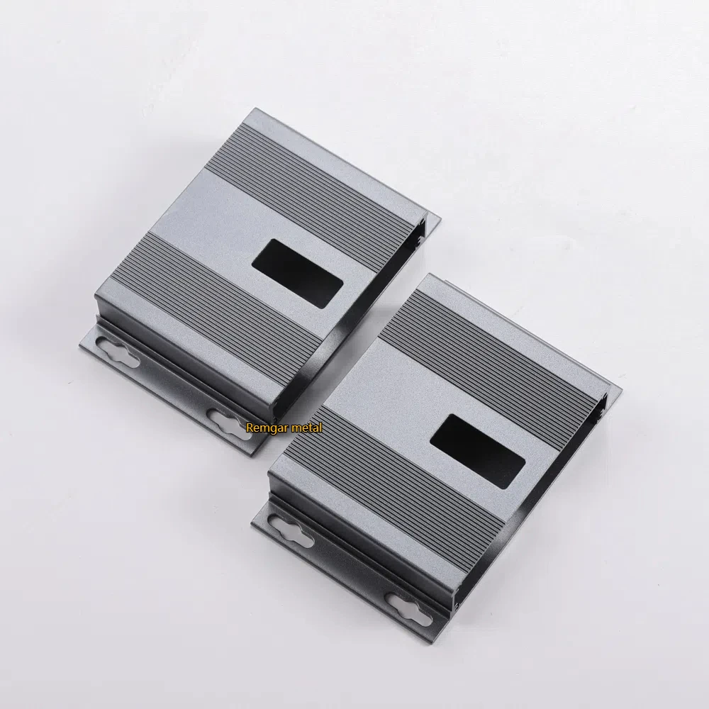 Factory OEM ODM Custom Anodized Aluminum Profile Extrusion Enclosure Metal Electronic extruded Control Boxes Cases