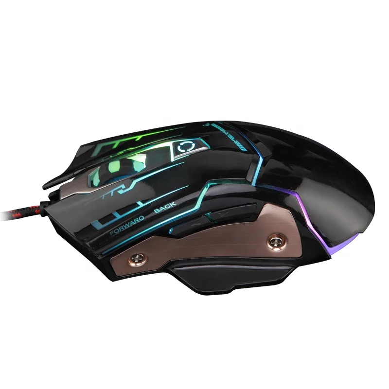 Pro Gaming Mouse 3200DPI Adjustable Silent Mouse Optical LED USB Wired Computer Mouse Notebook Game Mice for Gamer Home Offic