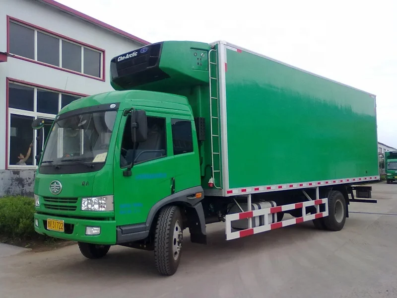  DONGFENG охлаждаемый грузовик 15 тонн дизельный двигатель 4*2 Морозильная