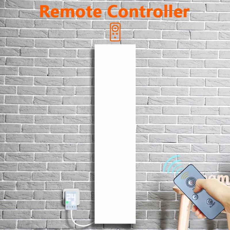 Фабрика дальнее инфракрасное излучение 220 В 650 Вт контроль нагрева керамический инфракрасный нагреватель панель для спальни гостиной простая
