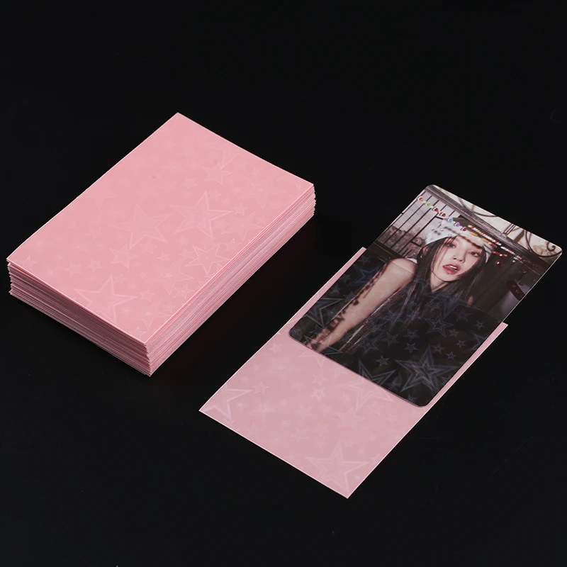 Пластиковые лазерные карточные рукава 50 шт. 66x91 мм