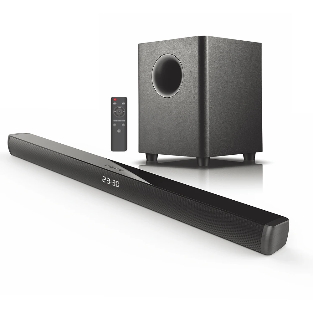 Samtronic TV Sound Bar 2.1CH Soundbar with Wireless Subwoofer, 150W Sound Bars for TV, 130 dB  Wireless Sound System