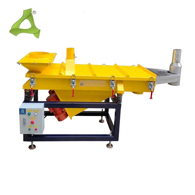 Plastic Granules Linear Vibrating Screen Vibro Sifter Sieve Shaker Separator Machine