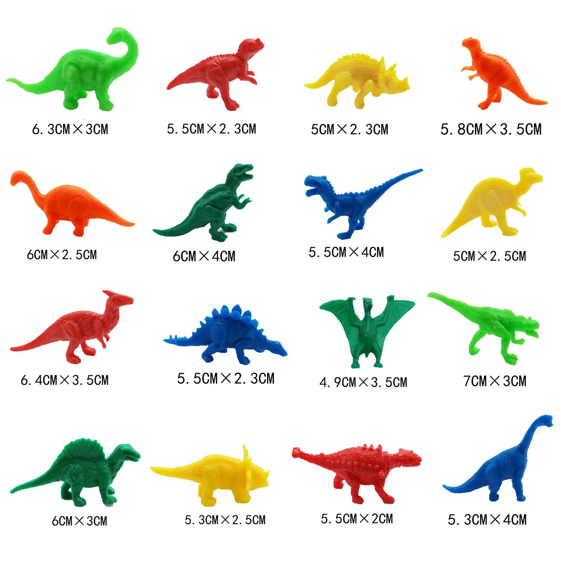 S3702 Wholesale Vending Capsule Toys Small Cheap Plastic Mini Dinosaur Toy