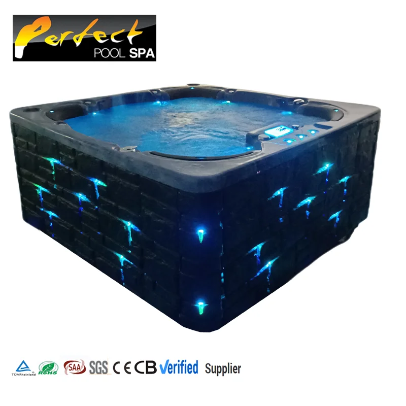 Luxury Perfect Megan Spa Factory Price Hot Sale 7 persons Chlorine Free Acrylic Massage tub spa person hot tub for sale