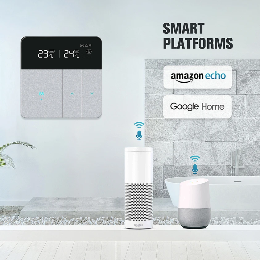 
CUBEE Water Heating Smart Thermostat for Alexa Google Home 
