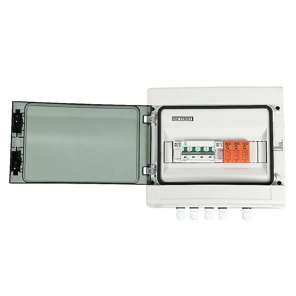 CE WSDB-PV1/1 IP65 1 в набор струн 16A 1000V DC солнечный PV массив распределительный блок с кабельным вводом