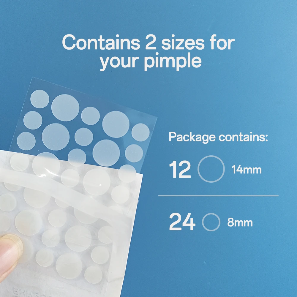 Small Circle Acne Patch Wholesale Star Acne Pimples Patches 12dots 18dots 20dots 24dots 36dots for skin