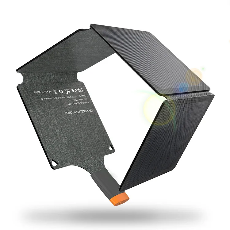 IP67 Waterproof 15-56W USB Type-C PD QC Fast Charging SunPower Cell Outdoor Portable Foldable Solar Panel Phone Tablet Powerbank