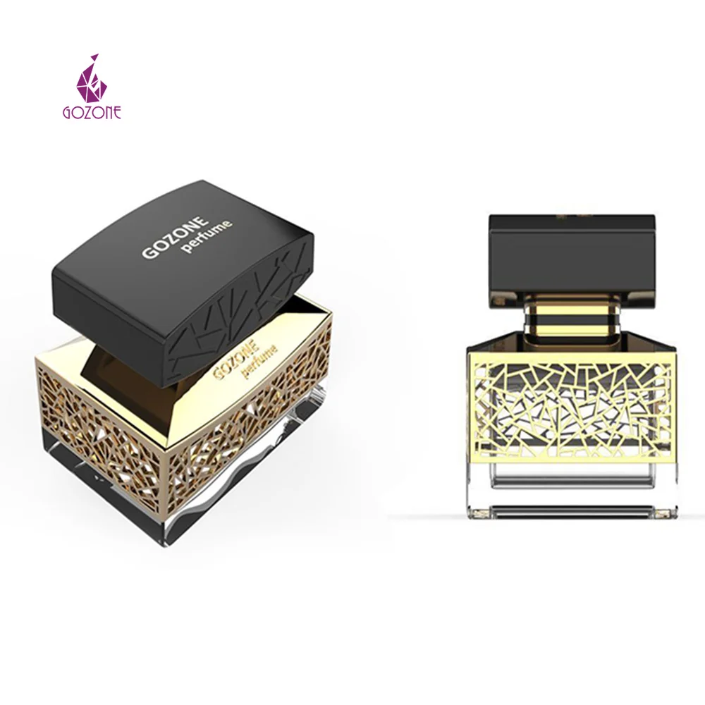 Dubai Arabian Style Grosir Botol Parfum Unik 30Ml Empty Fancy Perfume Bottle With Crystal Cap