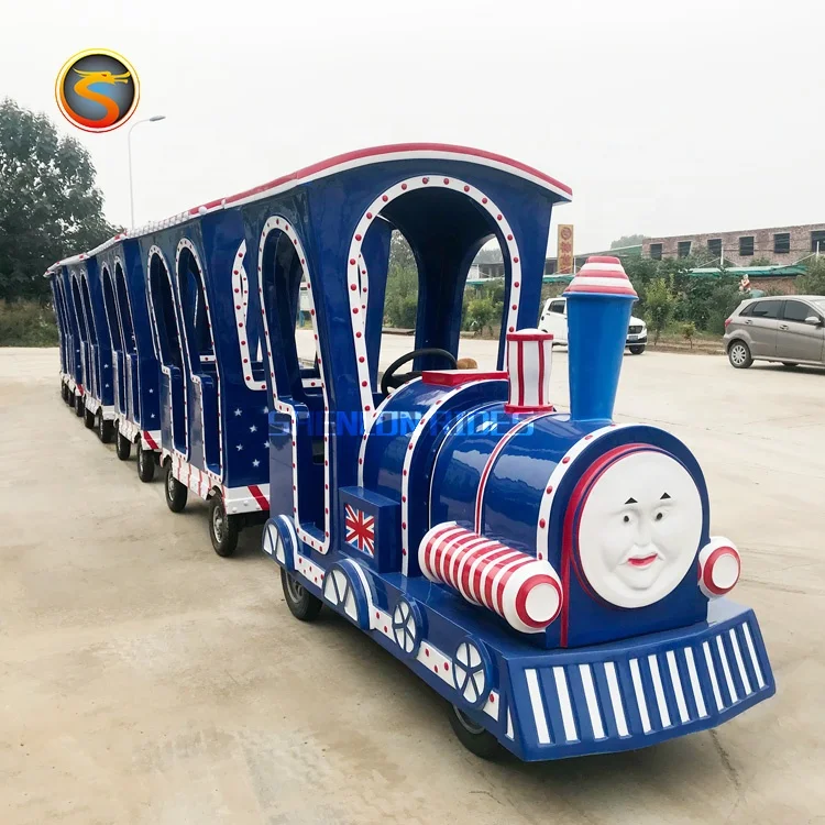 Shenlong Manufacturer Amusement Park Trackless Train for children