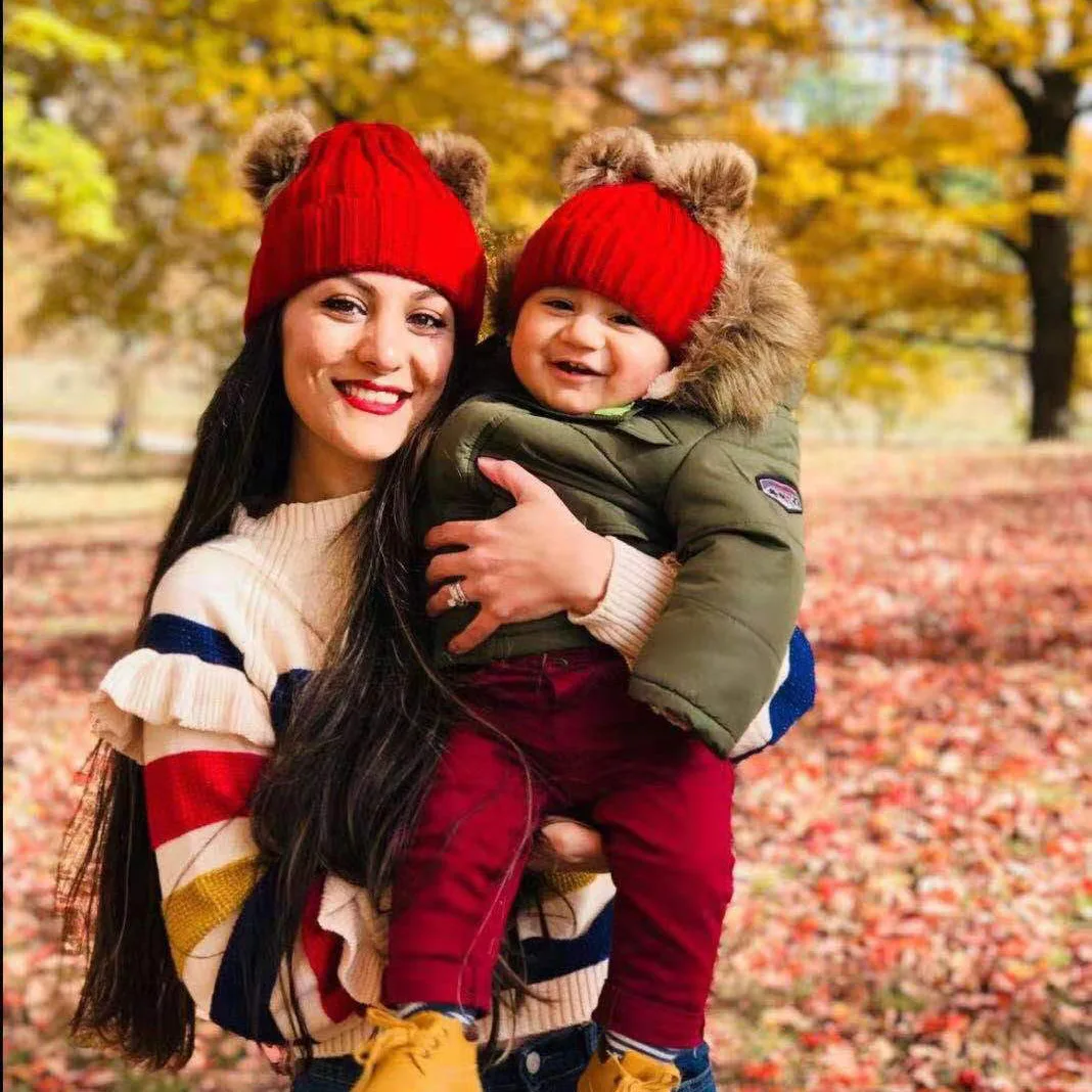New Design Fashion Unisex Custom Beanies Plain Warm Knitted Winter Hats Letter Logo Beanie Embroidery Beanie Hat With Ears