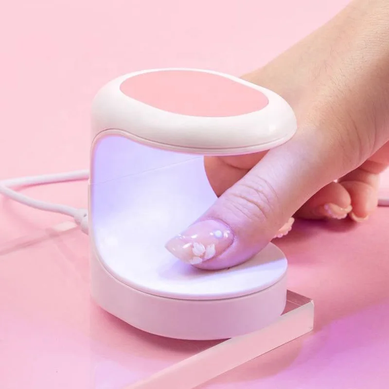 Лидер продаж 2023 года, Мини УФ светодиодная лампа 16 Вт для ногтей, умный Гель-лак для ногтей, Usb-лампа для фототерапии, лампа для ногтей с одним пальцем