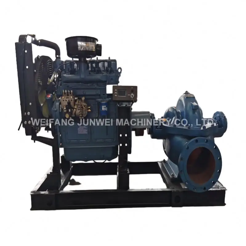 8-inch diesel engine mobile water pump, agricultural machinery small drainage pump