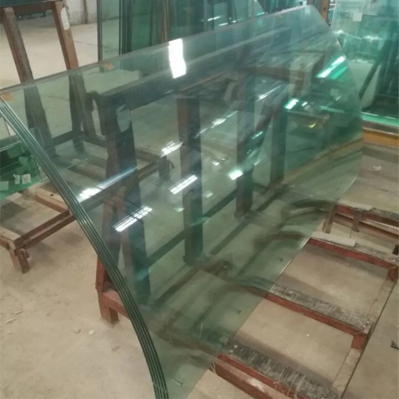 
6mm 8mm 10mm 12mm Thick Building Window Door Roof Clear Curved Toughened Tempered Glass 