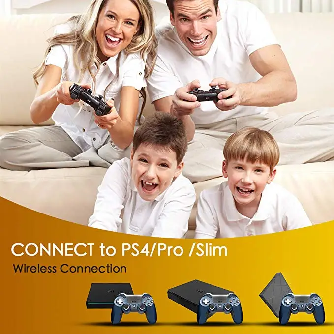  Тяжелая двойная вибрация Elite PS4 2 4G беспроводной пользовательский игровой контроллер Джойстик для консоли Play Station