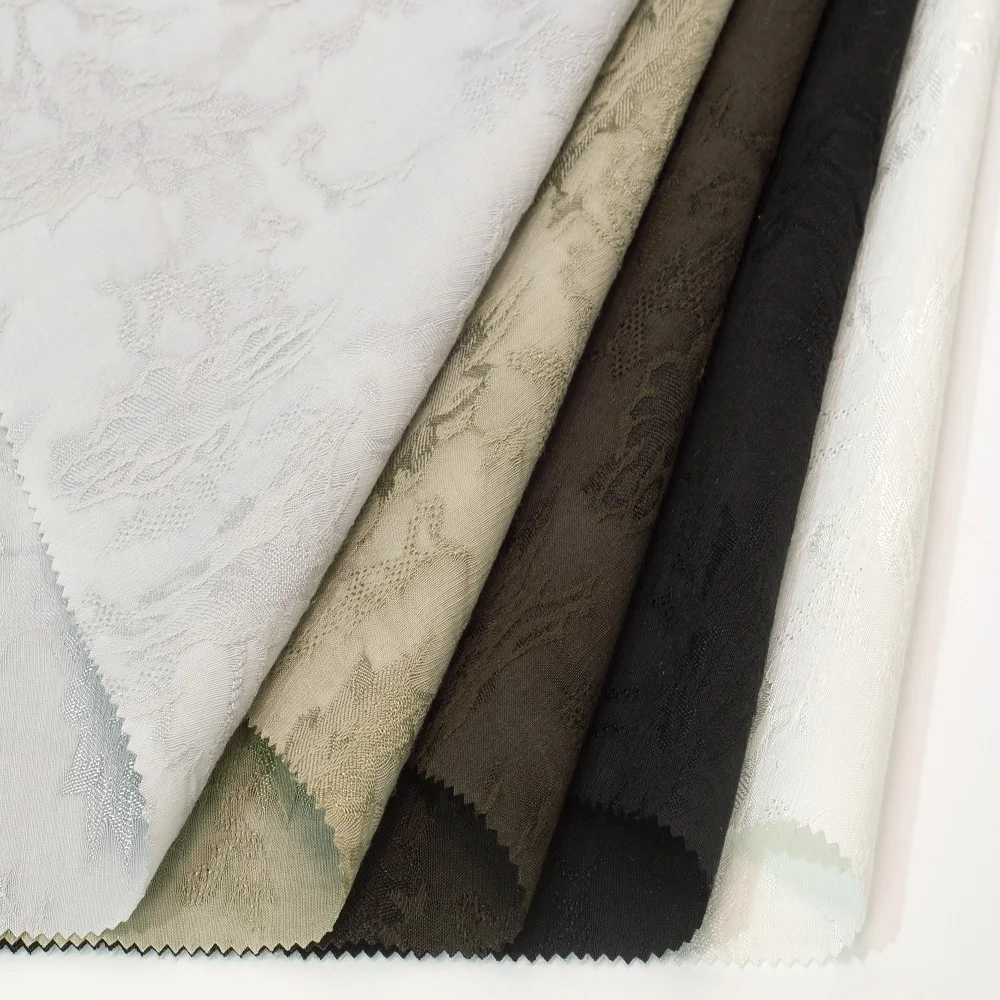 #8237 Beautiful Flowers Jacquard Fabric 43%Rayon5%Tencel52%Cotton Soft High Quality Tencel Cotton Fabric For Clothes Garment